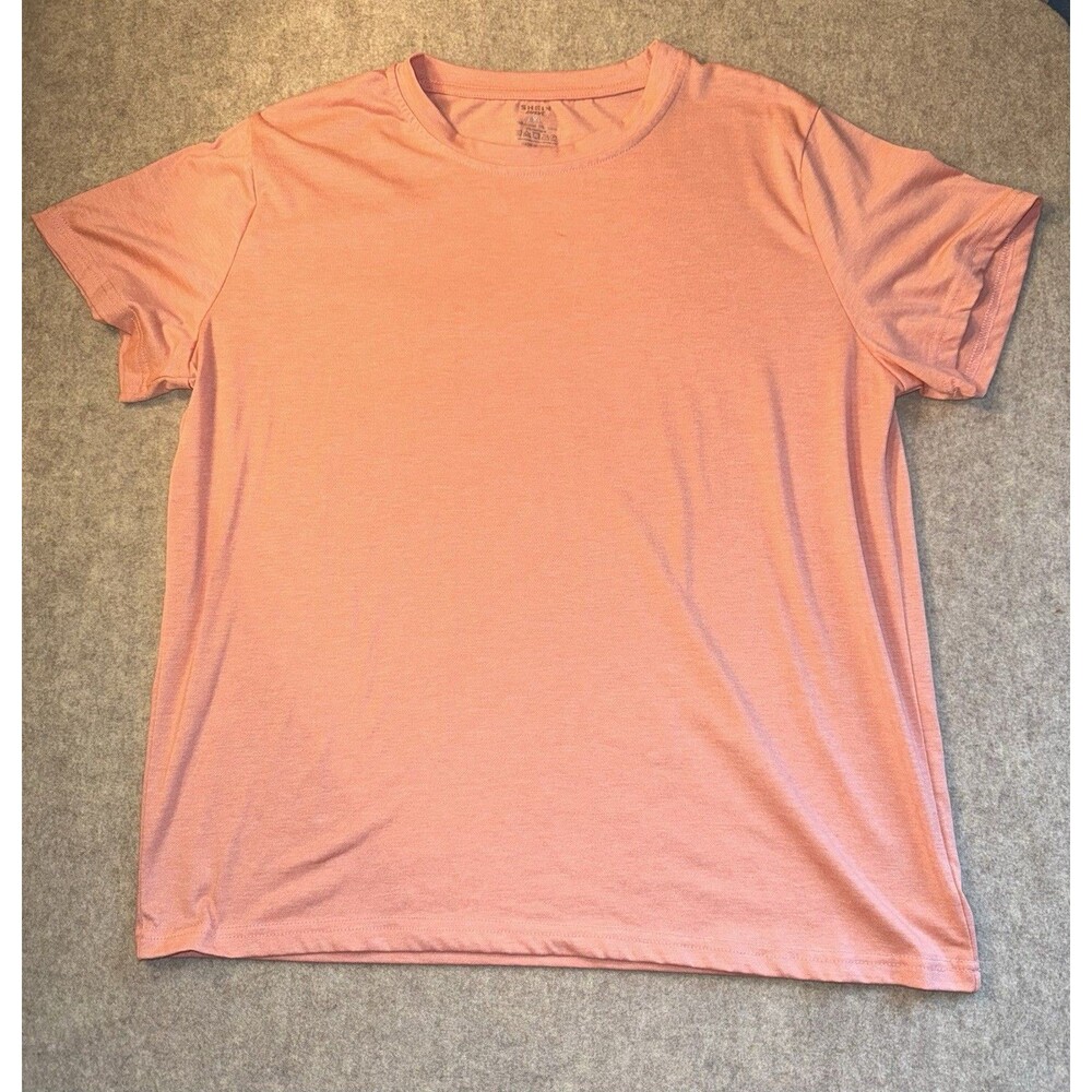 SHEIN Women’s Short Sleeve Light Peach Shirt Size 0XL